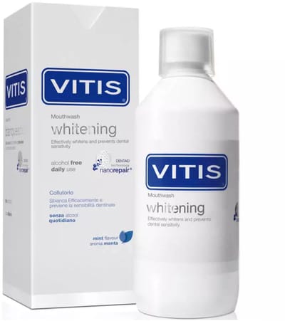 VITIS Whitening – Mondspoeling – Whitening – Glazuurversterkend – 500 ml