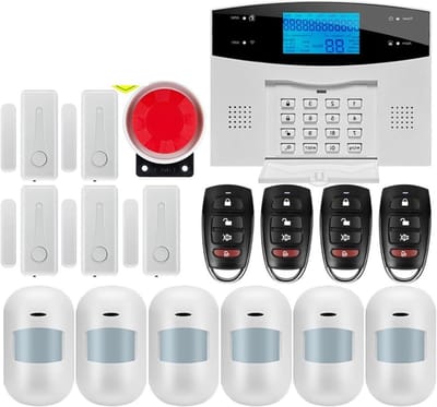 Draadloos Alarmsysteem - GSM PSTN - Huisbeveiliging - App Bediening - 99 Zones - Wit