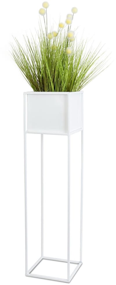 HowHomely Serie - Plantenrek - 90 cm - Wit - Loftstijl