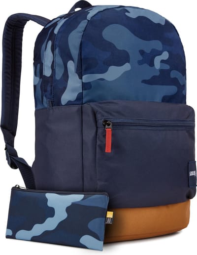 Case Logic Commence - Rugzak met etui 24L - Blauw Camoprint