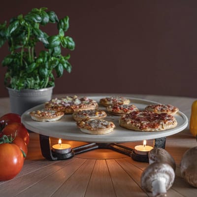 Pizzasteen voor het Warmhouden van Pizza's - 35 cm Diameter voor Grill en Oven