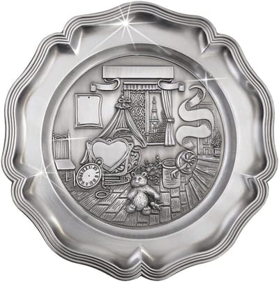Geboortebord - Herinneringsbord - Cadeau voor geboorte - Personaliseerbaar met gravure - Tin