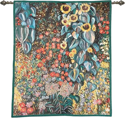 Wandkleed - Country Garden - Gustav Klimt - 119 x 140 cm