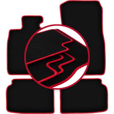CARLUX-RED automatten voor: BMW 7 F01 sedan (2008-2015)