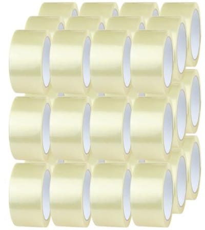 Transparant Pakkettape - 36 Rollen van 48 mm x 66 m - Doorzichtig Plakband voor Verpakking van Dozen en Verzending