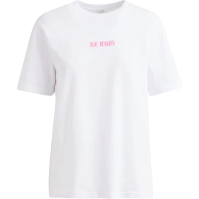 Mister Tee - Be Kind Heart EMB Dames Tshirt - S - Wit