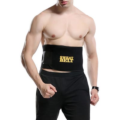 Taille Trainer Gordel voor Mannen Vrouwen Korset Body Shaper Riem Buik Afslankende Riem Cincher zwart