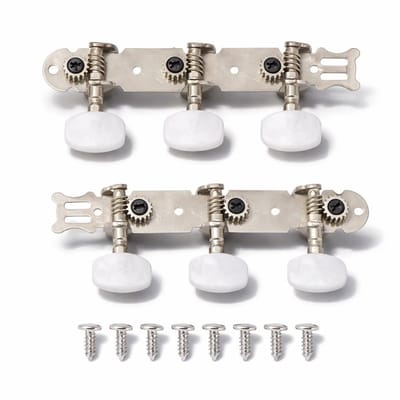 Dailygoody - Gitarrenmechanik - Klassieke Stemmers - Hoogwaardige Kwaliteit - Zilver - Geschikt voor Gitaren - Ideaal voor Profmusici en Hobbyist