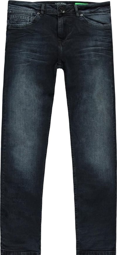 Cars blauwe heren jeans   Stonewash wassing   Slim Fit   5-Pocket zakken   Knoop- en ritssluiting   Regular waist Blauw 27/32