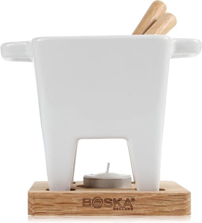 Boska Tapas Fondueset Bianco - Fondueset - Mag in vaatwasser en magnetron - 300 ml