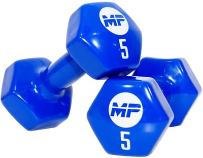 Vinyl dumbbells MP920 2 x 5 kg