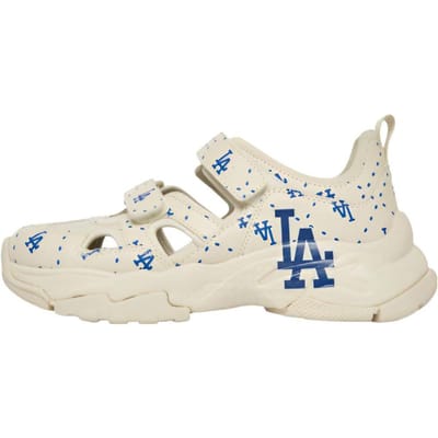Sandale MLB Chunky Masque Style Rue Logo Confortable Respirant Chaussures de Rivière Chaussures Unisexes Bleu Clair 3ASDCMM33-07CRS 44 white