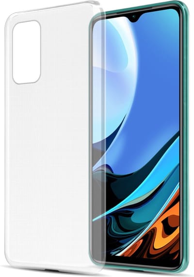 Cadorabo Hoesje geschikt voor Xiaomi RedMi 9T / POCO M3 in VOLLEDIG TRANSPARANT - Beschermhoes gemaakt van flexibel TPU Silicone Case Cover