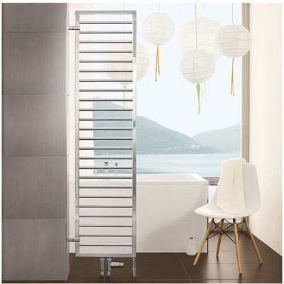Zehnder Subway SUBC-150-045 bathroom radiator 45 x 154.9 cm room divider version with footrest ZS300245CR00000RTMF