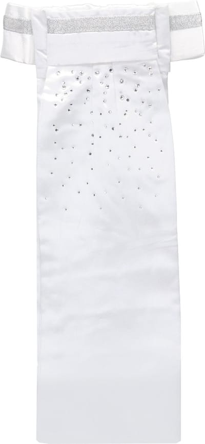 Quur Plastron Quur Qglamour Wit-zilver