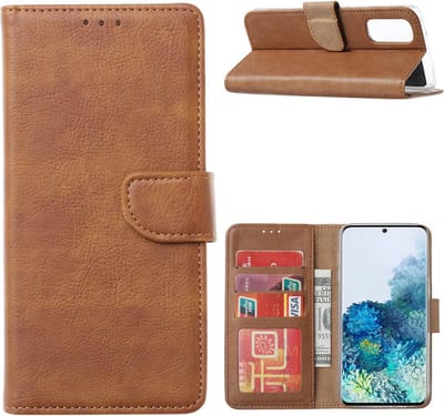 Cityhoesje-Bookcase incl. Pasjeshouder geschikt voor Samsung Galaxy S20