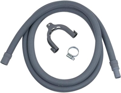 Afvoerslang Uitbreiding - Wasmachine Slang - Apparaat Aansluiten - Geïntegreerde Adapter - 25 Meter - Grijs