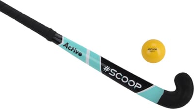 Scoop Straat Hockeyset - Street Hockey Set - Licht blauw - Hockeystick Junior - 32 Inch