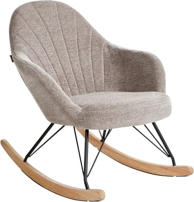 SKALE - Schommelstoel - Taupe - Polyester