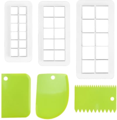 Dailygoods- Stempelvorm 3-delig - Geometrische Koekjesvormen