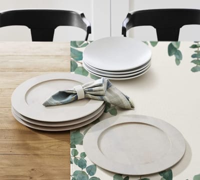 Dailygoody - Tafelkleed - Eucalyptus - Perfect voor feesten - Groen - Interieurdecoratie - Geschikt voor eettafel - 120 x 120 cm