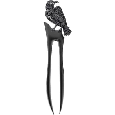 Gothic Haarklauw Vrouwen Meisje Retro Vleermuis Vogelvorm Stokjes Haarspeld Duurzaam Zwart Kraai Haarspeld Halloween Haaraccessoires black
