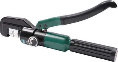 Hydraulische Krimptang - Kabel Schoen Tang - Buizen Krimpen - Met 8 Matrijzen - 4-70 mm² - Donkergroen