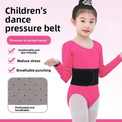 Tailleband Dans voor kinderen Onderrug Stretching Training Tailleband Onder druk en Ademend Tailleband Buikband Yoga Beschermende uitrusting One size