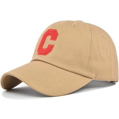 Nieuwe Mode Baseballpet Unisex C Letter Zomer Zon Hoed Dames 100% Katoen Vizier Hoeden Heren Geborduurd Bone Piekpet Adjustable kaki