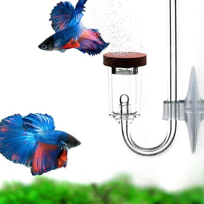 VHV - CO2 diffuser - CO2 reactor - Aquarium CO2 - Acryl - Voor Aquarium Planten - Geschikt voor aquaria - Met zuignap - Voor aquariumplanten - S - Transparant
