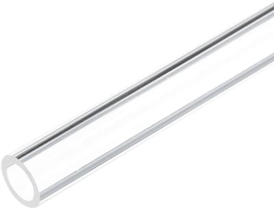 Allecto - 12 inch acryl buis - Transparant - 8 mm x 12 mm - Voor sanitair en aquarium - Kunststof polycarbonaat - Geschikt voor hydrauliek en pneum...
