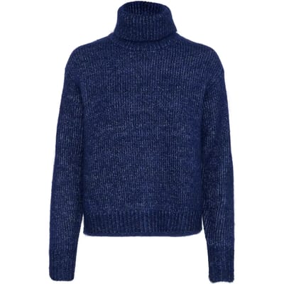 Kaffe Trui Katrina Ls Pullover 10509168 1939421 Beacon Blue Melange Dames Maat - XL