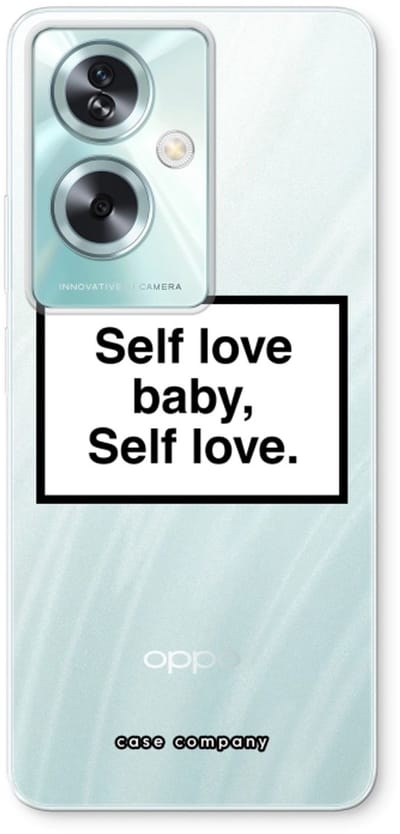 Case Company® - Hoesje geschikt voor Oppo A79 hoesje - Self love - Soft Cover Telefoonhoesje - Bescherming aan alle Kanten en Schermrand