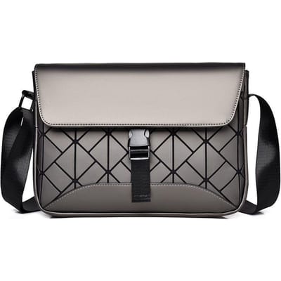 Diamant Crossbody Tas Design Gevoel Mode Trend Kleine Tas Herentas Kleine Vierkante Tas Koreaanse Stijl Schoudertas Persoonlijkheid gray