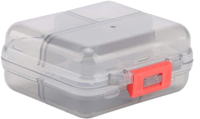 Dailygoody - Pillendoosje Pillenorganizer - Draagbaar en Compact - Grijs - 7 Compartimenten - Medische Tablet Organizer - Geschikt voor Weekendtrips