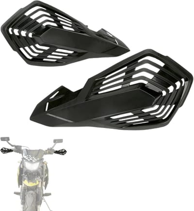 Handgreep Bescherming - Stuur Protectors - Crossmotor Rijden - Universele Pasvorm - 22-28mm Stuur - Zwart