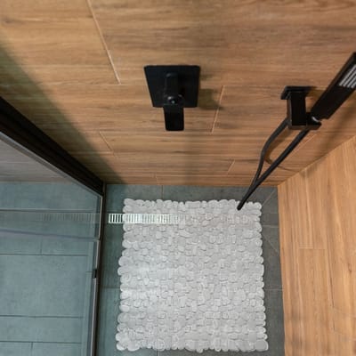 Orion Antislipmat Douche & Bad - 52 x 52 cm - Transparant - Met Zuignappen - Veiligheid in de Badkamer - Douchemat