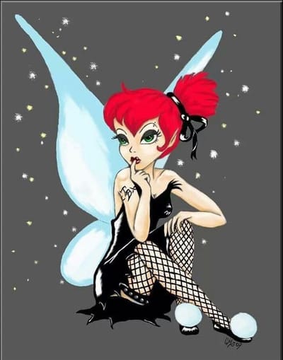TOPMO - Pixie - 40X50CM- Diamond painting pakket - HQ Diamond Painting - VOLLEDIG dekkend - Diamant Schilderen - voor Volwassenen – ROND