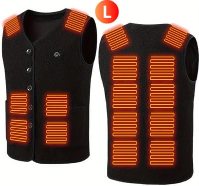 Nivard Verwarmde Bodywarmer - Heated Vest - Elektrische Bodywarmer - Jas - Oplaadbaar - Heren - Maat L - 3 Standen