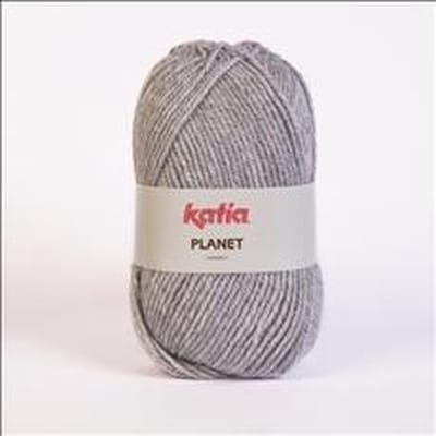 Katia Planet - 3975 lichtgrijs - Acryl Garen