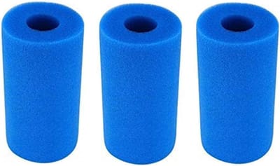 Geschikt voor type A - Intex zwembadfilter - type A intex filterpomp - filterspons type A - herbruikbaar wasbaar schuimfilter voor zwembaden - cartridge sponsfilter - herbruikbaar Intex spafilter type A - 3stuks