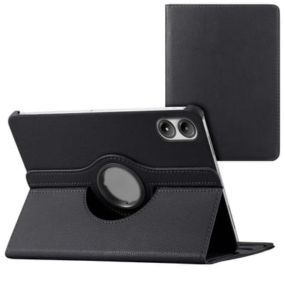 imoshion Tablet Hoes - Geschikt voor Xiaomi Redmi Pad Pro/POCO Pad - 360° Draaibare Bookcase - Zwart