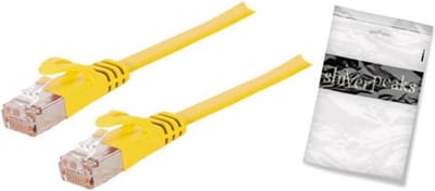 shiverpeaks U/FTP, Cat.7, slim, 0.25m netwerkkabel Geel 0,25 m Cat7 U/FTP (STP)