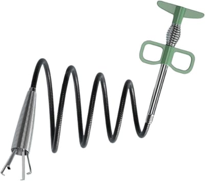 Ontstoppingsveer - Riool Ontstopper - Verstopping Verwijderen - 4 Klauwen Ontwerp - 2 Meter Lengte