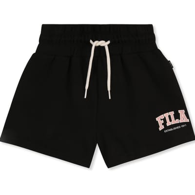 FILA Rifredi Wide Graphic Sweat Shorts Black Taglia: 134/140 | Pantaloni Outlet | kids | Nero
