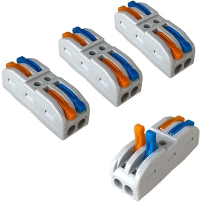 Dailygoody - SPL-2 kabelverbinderset - compact - dubbelzijdig - snelkoppeling - meerkleurig - perfect voor diverse toepassingen - ideaal voor hobbyiste