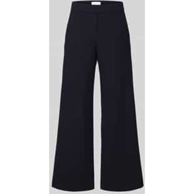 Regular fit wijde broek van viscosemix model 'NALEY'