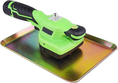 Betonvlakmachine - Cementtroffel Trilmachine - Beton Egaliseren - Snel Oplaadbaar - 350 x 209 mm - Groen