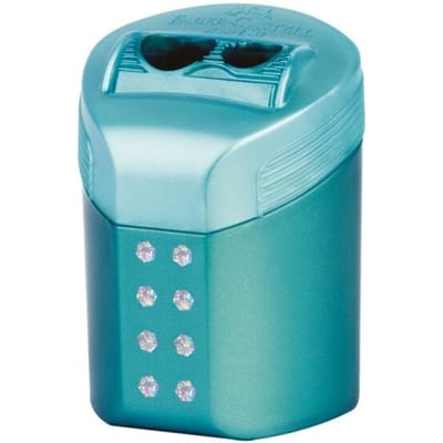 Faber-Castell puntenslijper - RollOn - sparkle duo - 2-gaats - met opvangbakje - FC-183900