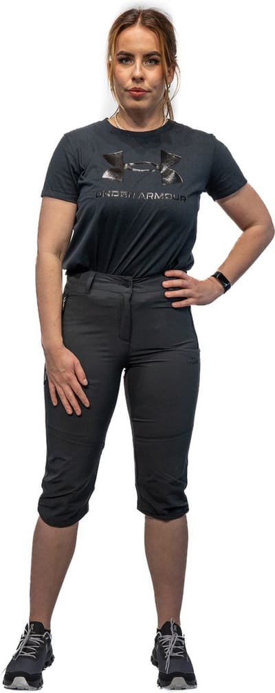 Ice Peak Beattie Capri Wandelshort Dames Antraciet 4XL/48